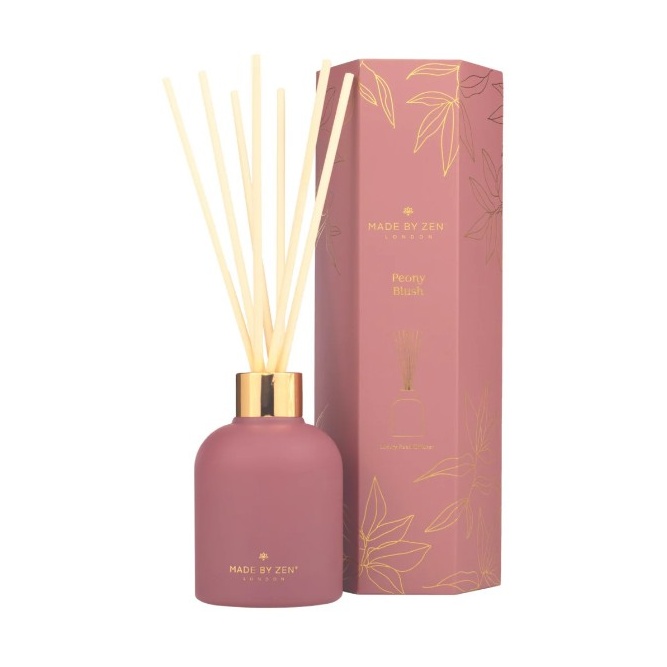 Made By Zen Amber Aura Reed Diffuser Peony Blush - 120Ml