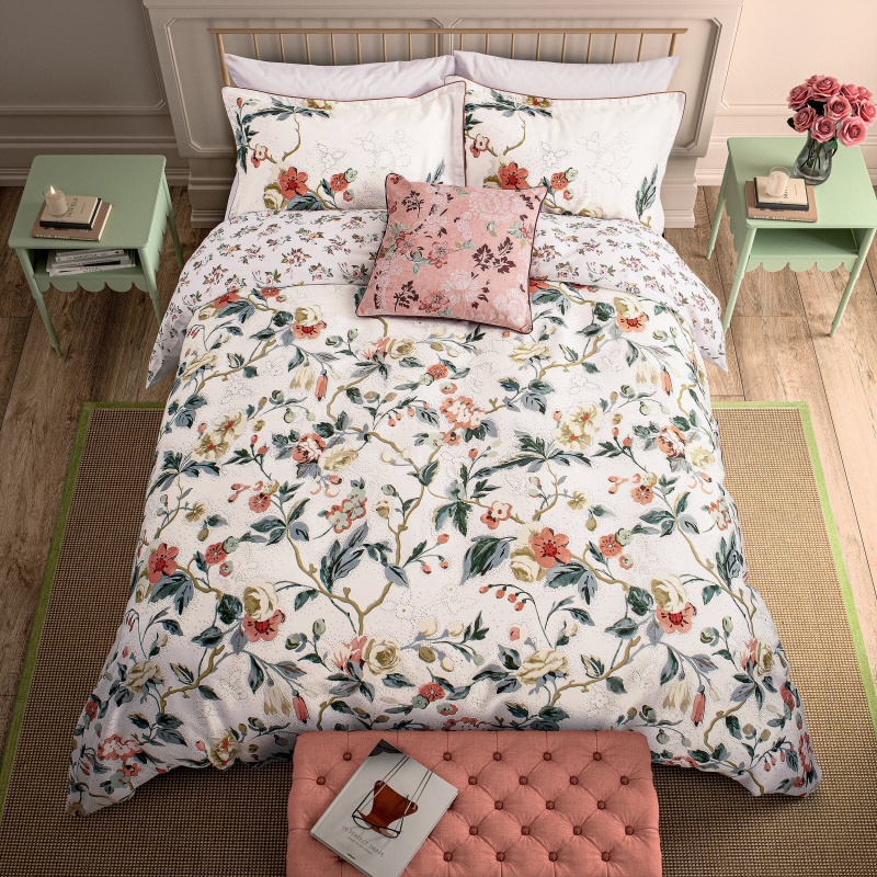 English Heritage Craven Street Floral Trail Duvet Set - Multi