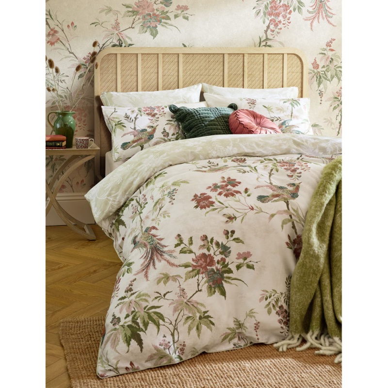 Laura Ashley Attleton Duvet Set - Multi/Sage - King