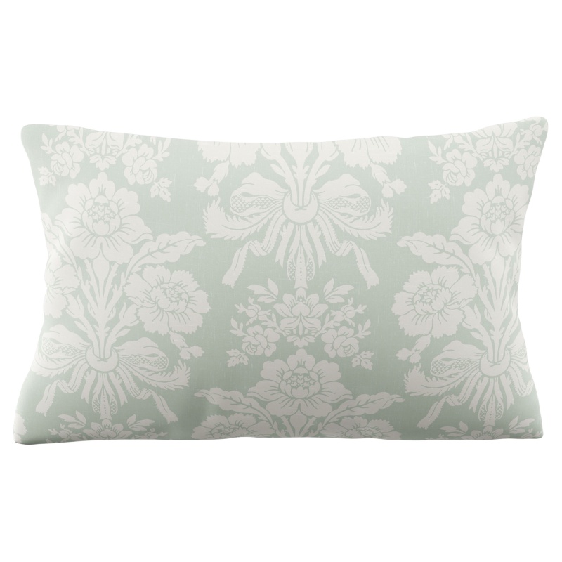 Laura Ashley Green Tatton Duck Egg Pillow Case Pair