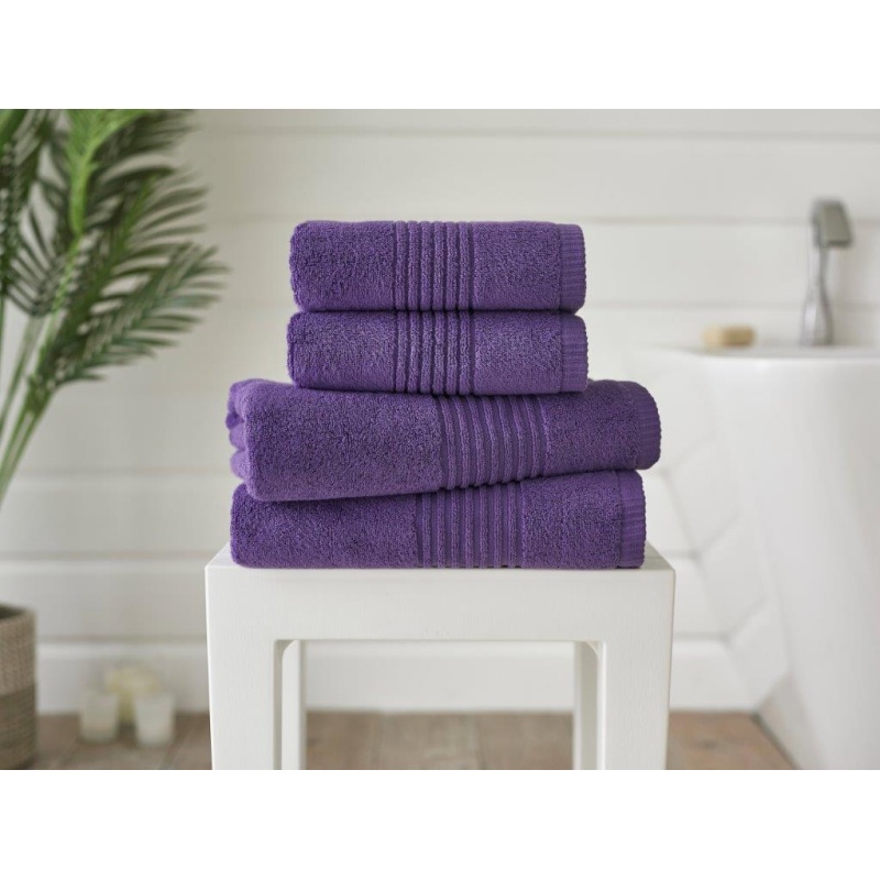 Deyongs Quik Dri Cotton Towels - Violet