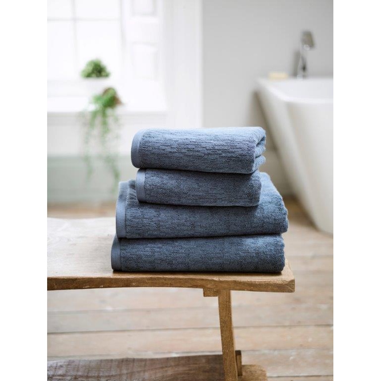The Lyndon Company Linwood Cotton Towels - Denim