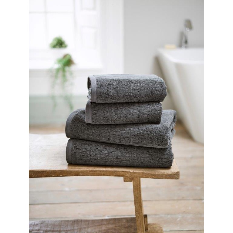 The Lyndon Company Linwood Cotton Towels - Charcoal