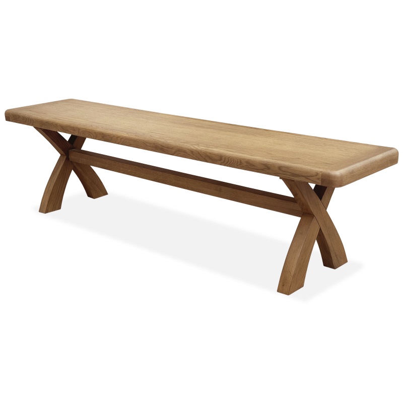 Baker Furniture Juniper 200cm Dining Bench - Smoked Oak