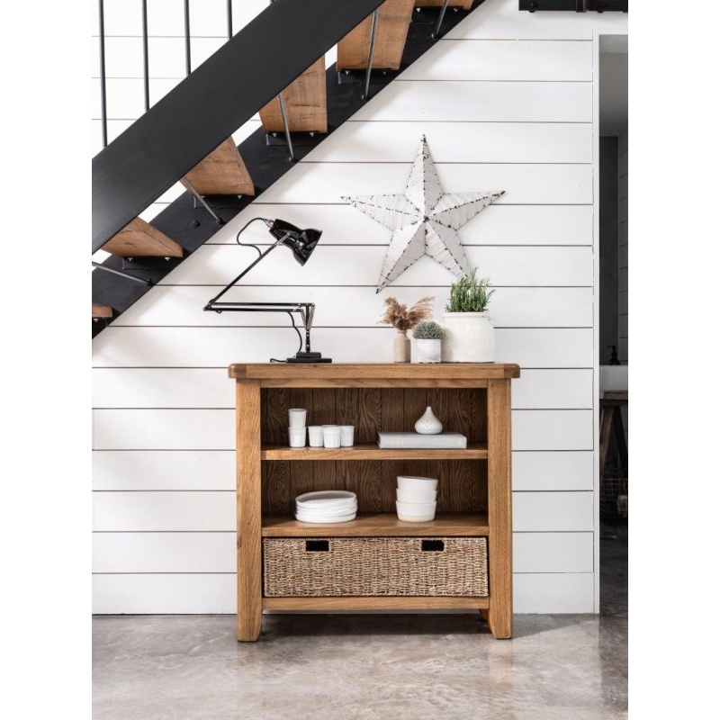 Baker Furniture Juniper Small Bookcase - Smoked Oak