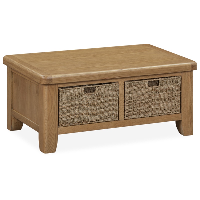 Baker Furniture Juniper Coffee Table - Smoked Oak