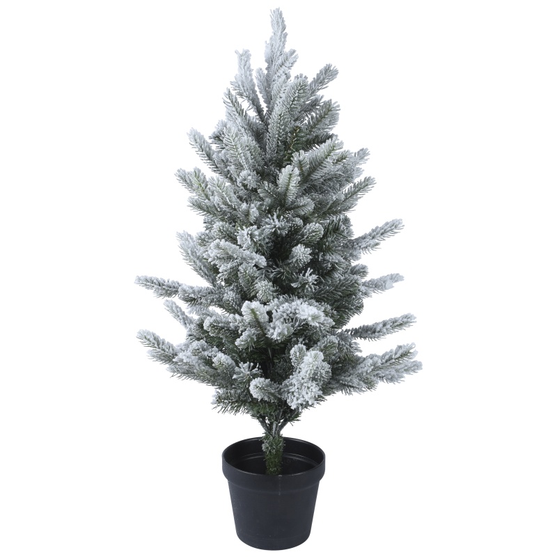 Kaemingk Allison Mini Snowy Christmas Tree - 60cm