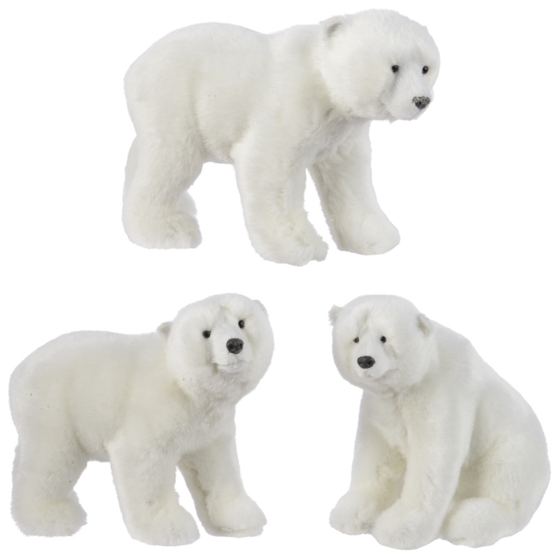 Kaemingk Kaemingk Polar Bear Terracotta Figure (Assorted Styles) - 9.5cm