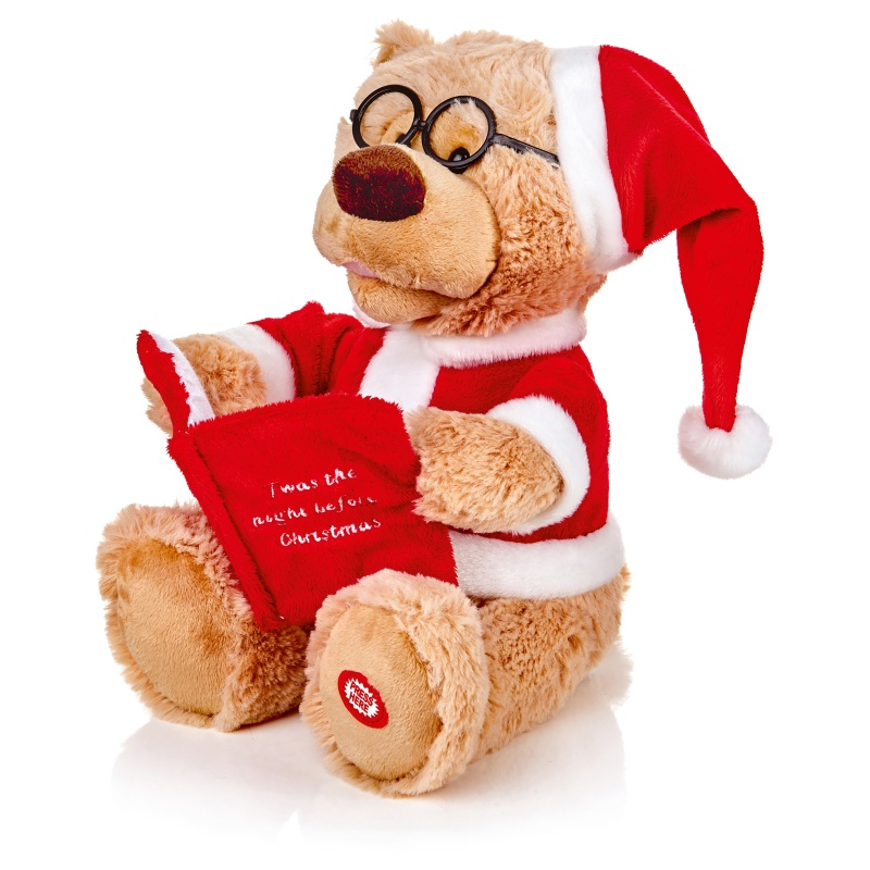 Premier Premier Battery Operated Animated Story Telling Bear - 24cm