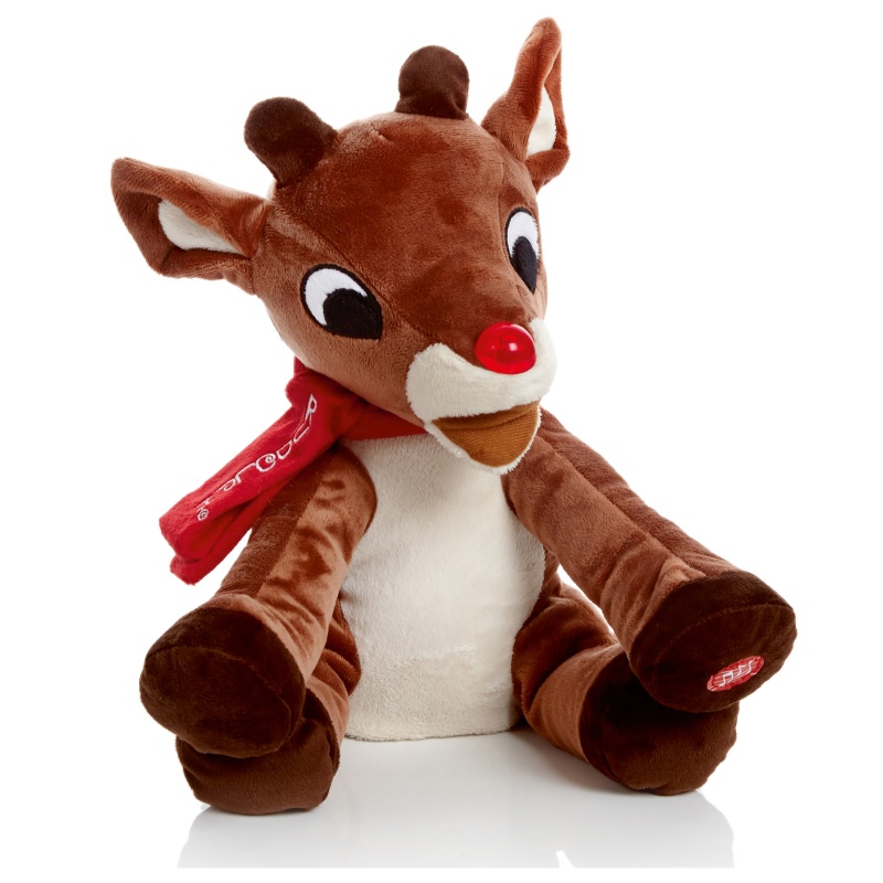Premier Premier Battery Operated Lit Singing Reindeer - 30cm