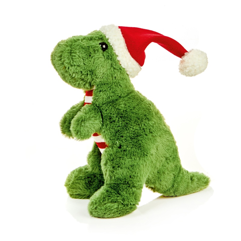 Premier Premier Dinosaur With Santa Hat Plush - 25cm