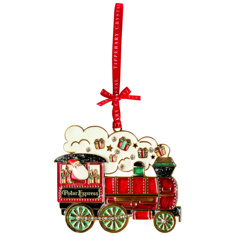 Tipperary Crystal Sparkle Polar Express Christmas Tree Decoration