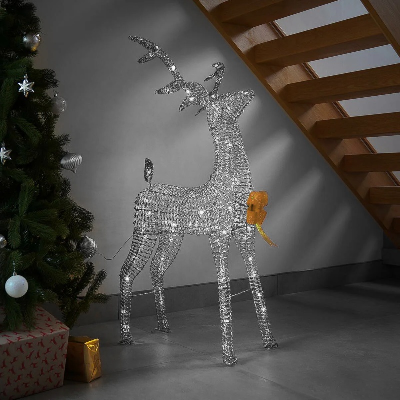 Smart Garden GlitterTwist Reindeer 95cm - Silver