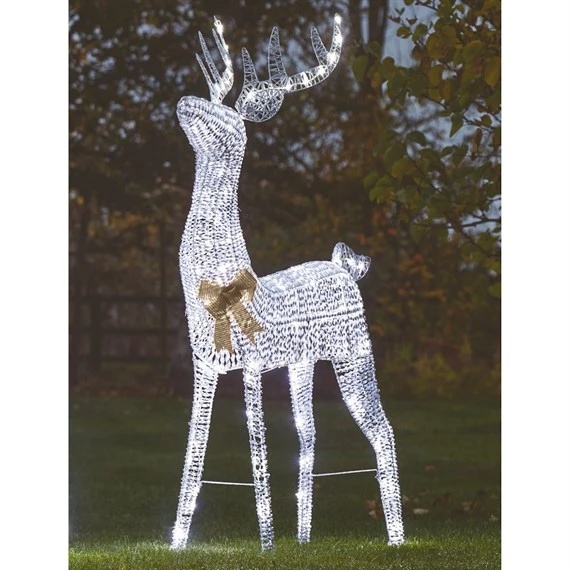 Smart Garden GlitterTwist Reindeer 140cm - Silver