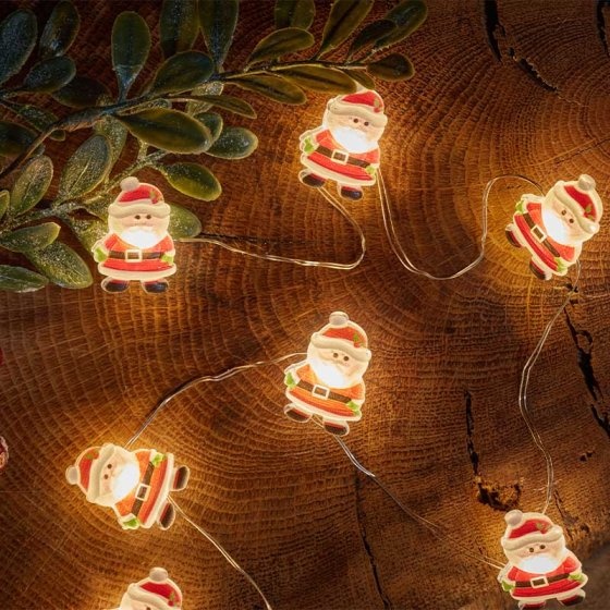 Smart Garden Set of 20 Santa String Lights