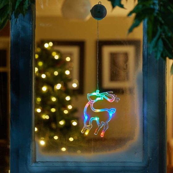 Smart Garden Window Light Deer - Multicoloured