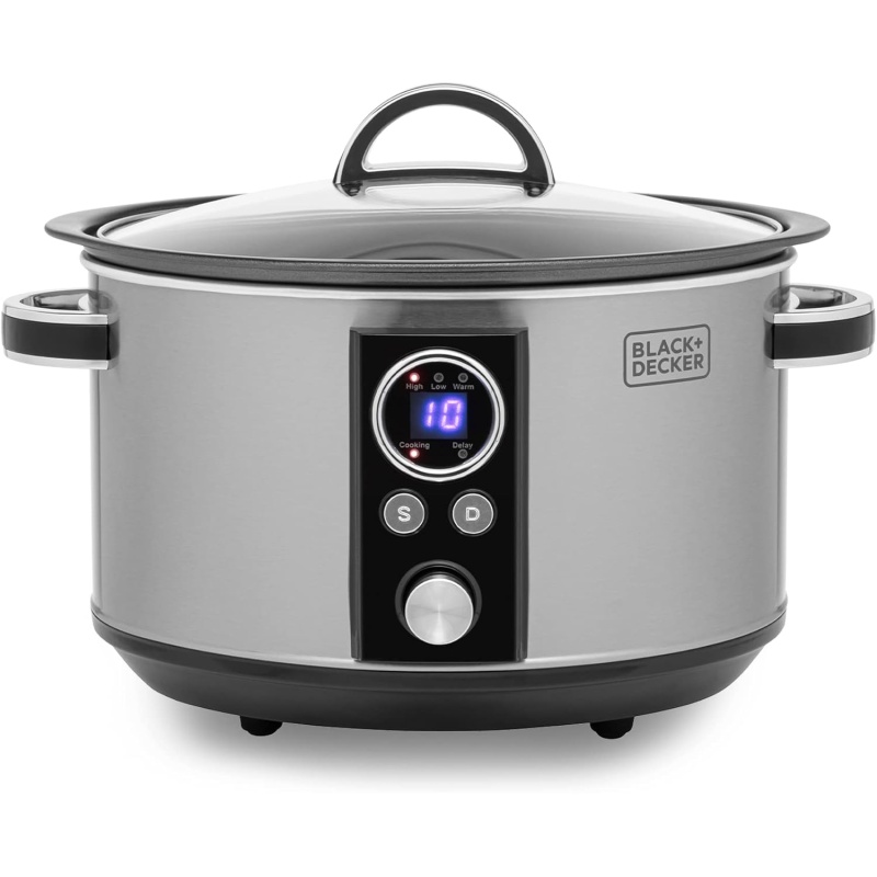 Black & Decker Black & Decker BXSC16044GB Sear & Stew Digital Slow Cooker 3.5L