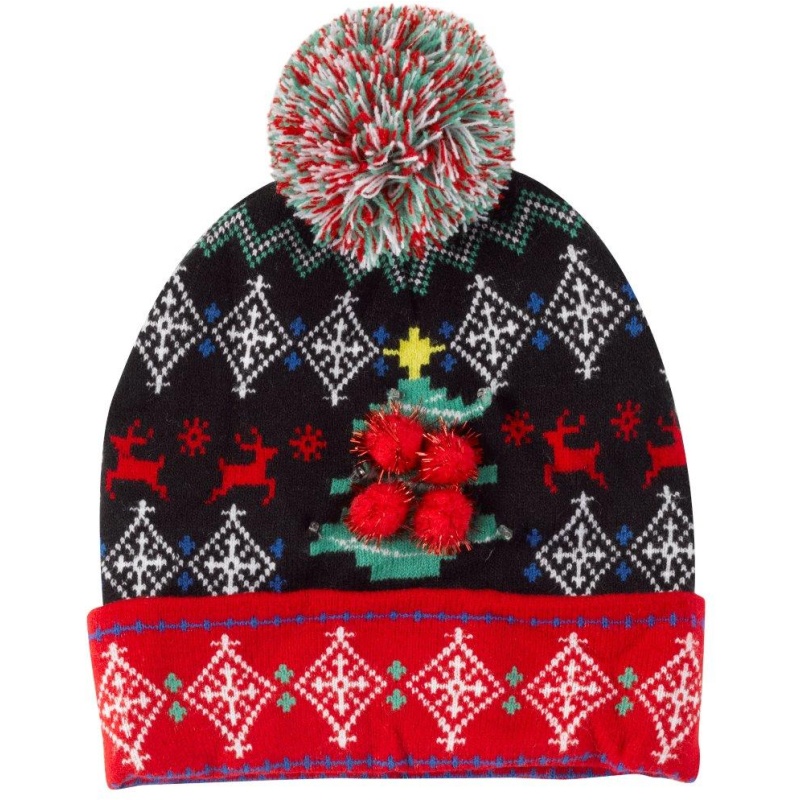 Smart Garden Smart Garden Flash! Luxury Beanie - Christmas Tree Hat