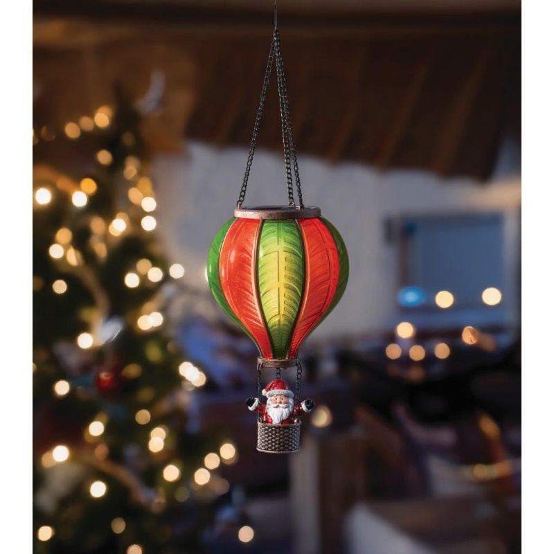 Smart Garden Smart Garden Santa Flaming Balloon In-Lit Statuette - 45cm