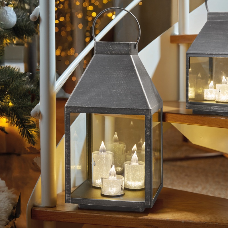 Smart Garden Smart Garden SilverSparkle Large Lantern - 37cm