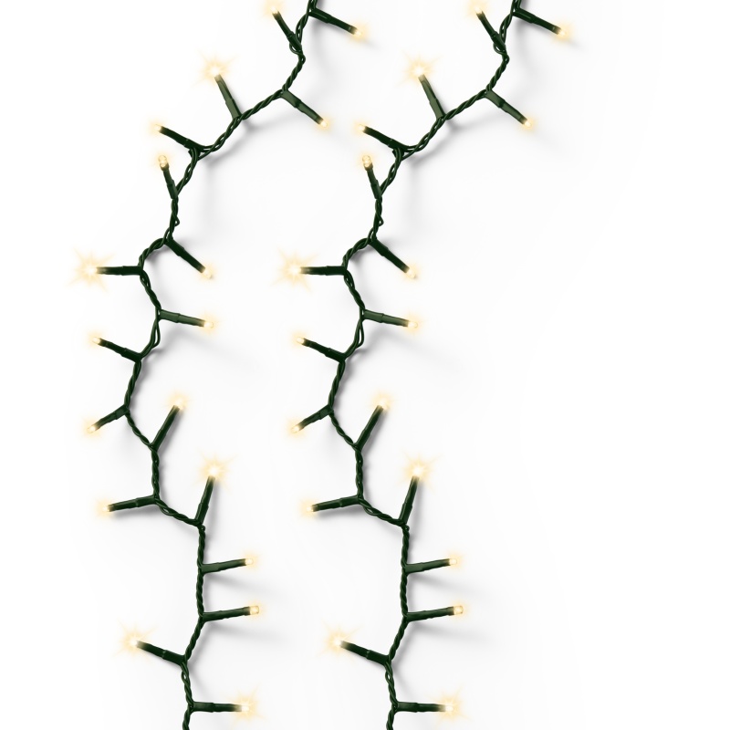 Lumineo 600 LED Compact Sparkle Lights 1.8m - Soft Gold