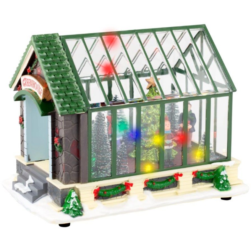 Lumineo LED Greenhouse Scene 14x22cm