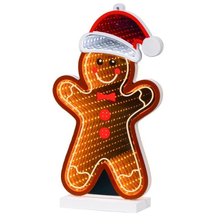 Lumineo LED Infinity Lights Indoor Gingerbread 27cm