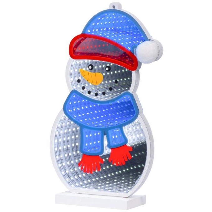 Lumineo LED Infinity Snowman 27cm