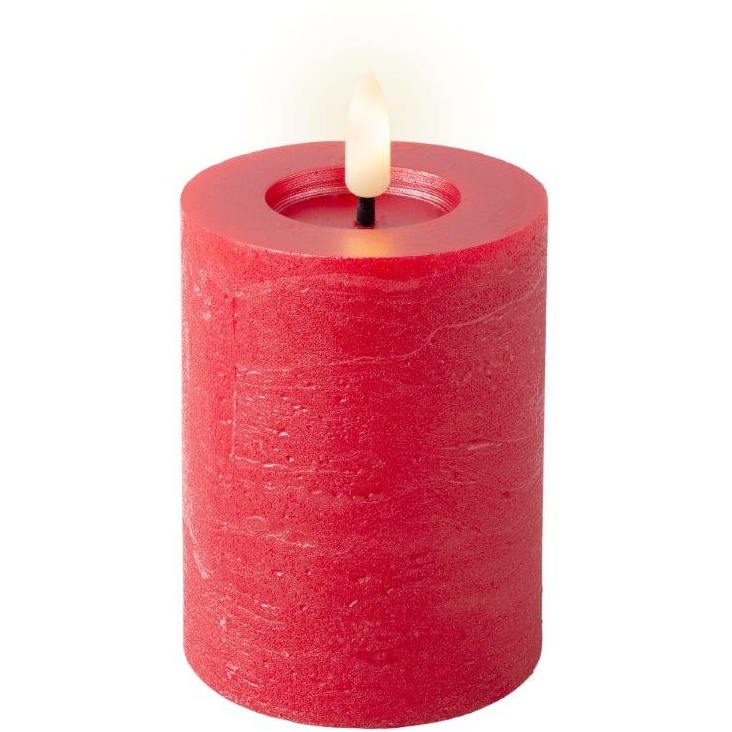 Lumineo LED Wick Candle 11.2cm - Red