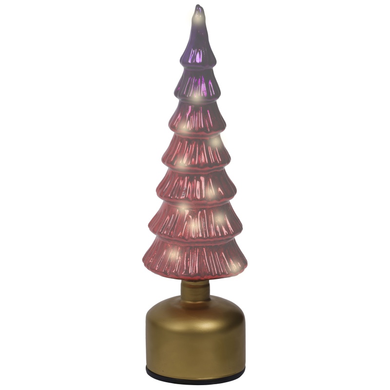 Lumineo Micro LED Rotating Tree - Pink