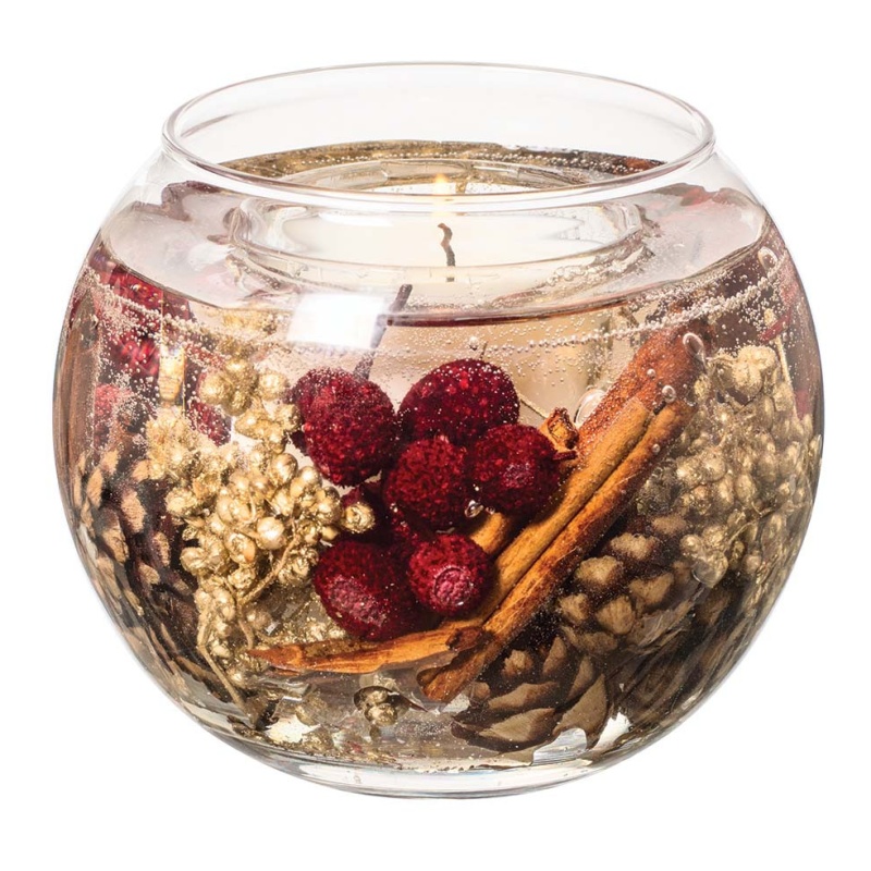 Stoneglow Stoneglow Cosy Vibes Nutmeg, Ginger & Spice Scented Candle - Fishbowl