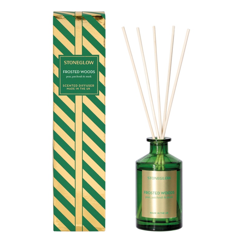 Stoneglow Stoneglow Frosted Woods Pear, Patchouli & Musk Reed Diffuser - 100ml
