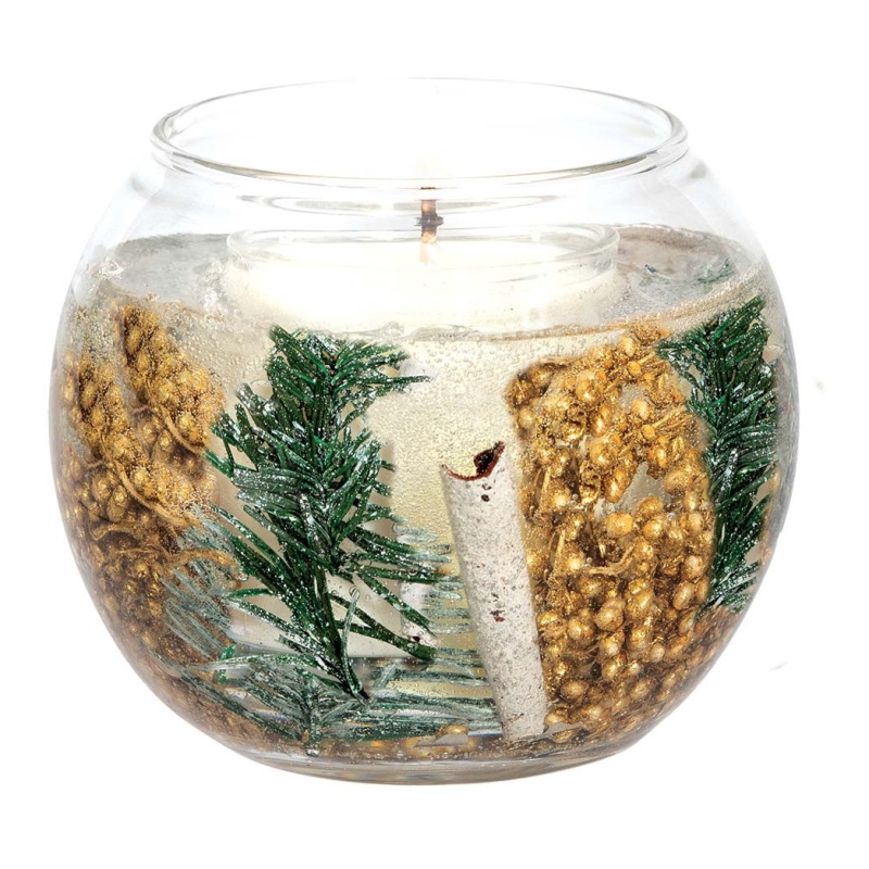 Stoneglow Stoneglow Frosted Woods Pear, Patchouli & Musk Scented Candle - Fishbowl