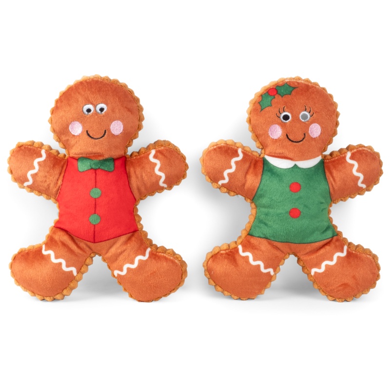 Zoon Zoon Pet Gingerbread Buddies Dog Toy (Assorted Styles)