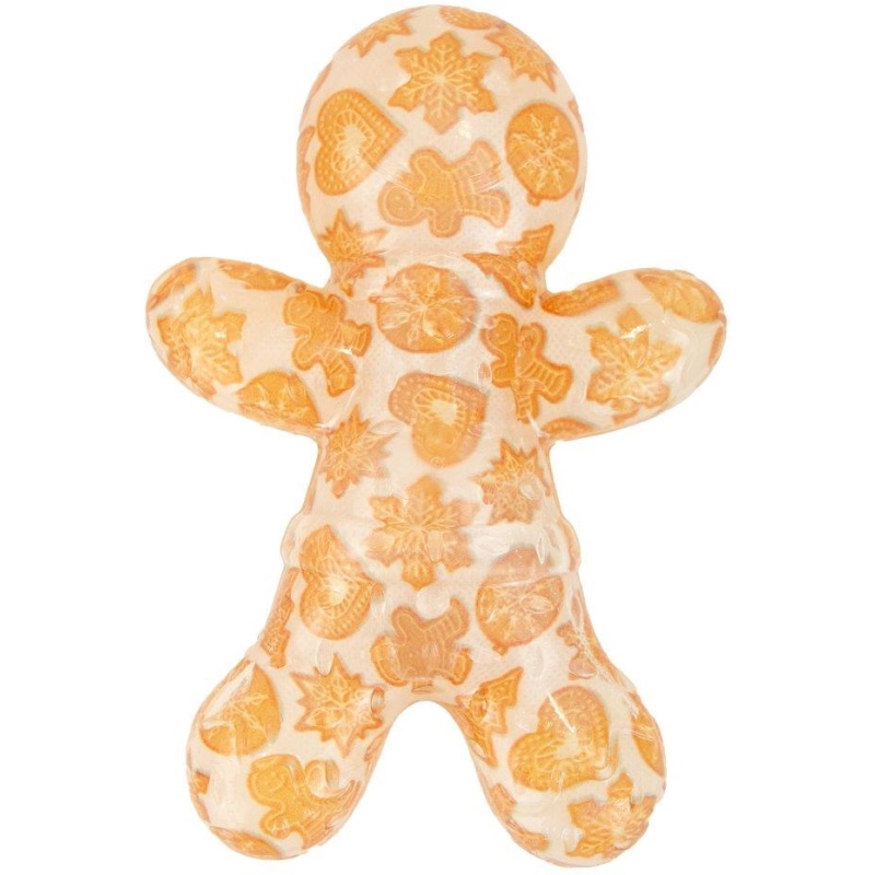 Ancol Ancol Christmas Squeaky Gingerbread Dog Toy