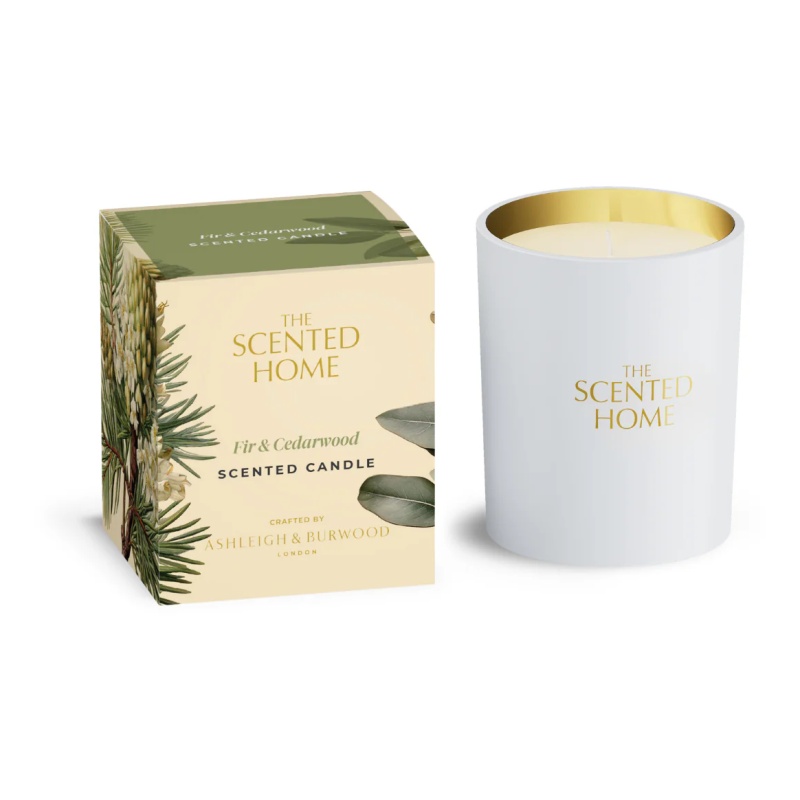 Ashleigh And Burwood Scented Home Fir And Cedarwood Scented Candle - 170G