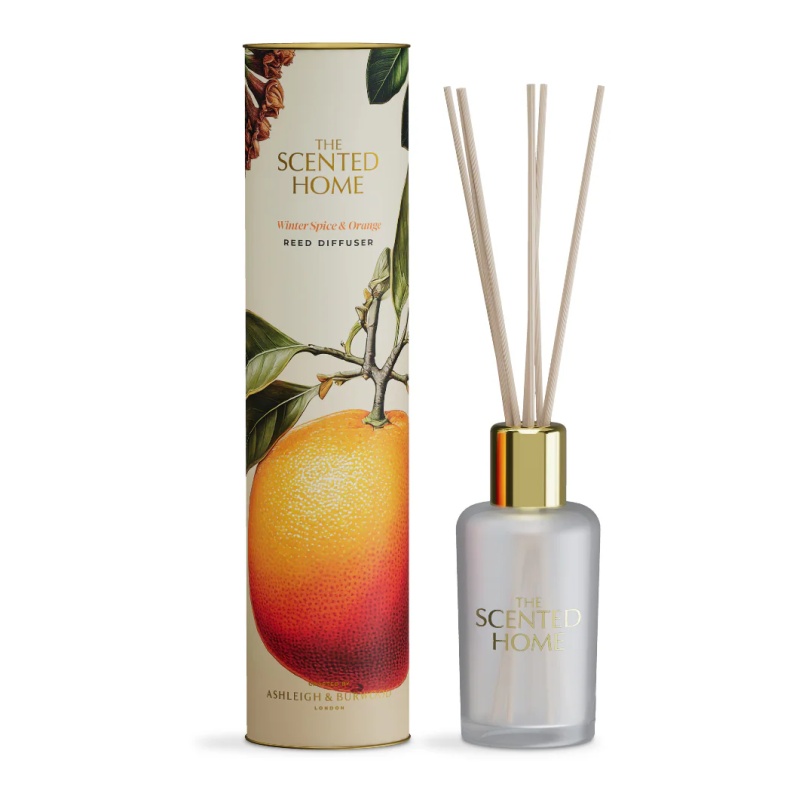 Ashleigh And Burwood Orange Scented Home Winter Spice And Reed Diffuser - 150Ml