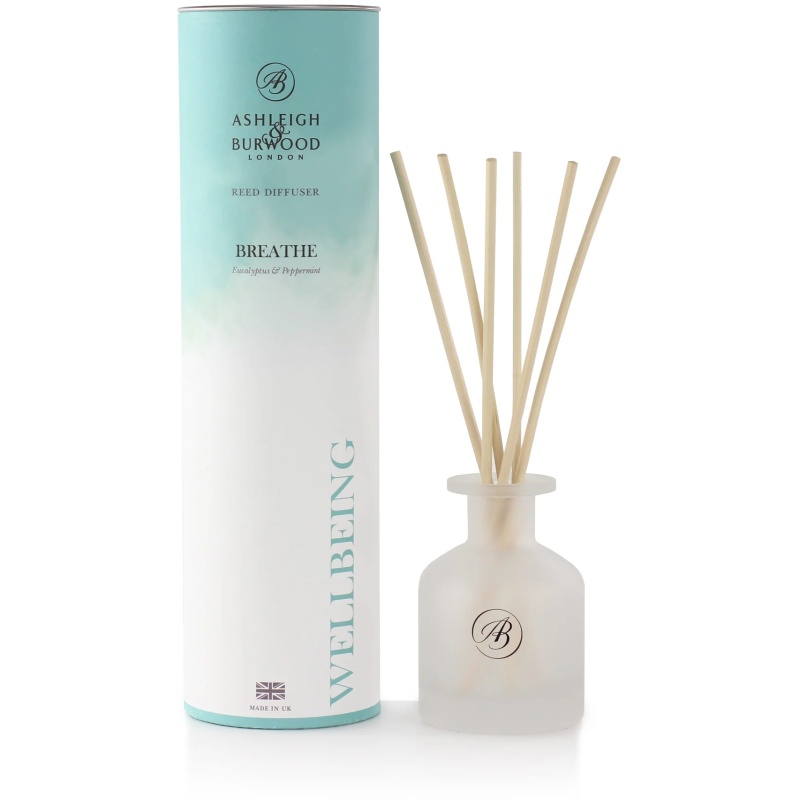 Ashleigh And Burwood White Wellbeing Reed Diffuser Breathe - 120Ml