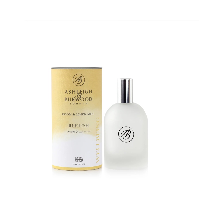 Ashleigh And Burwood Orange Wellbeing Room And Linen Spray Refresh - 100Ml