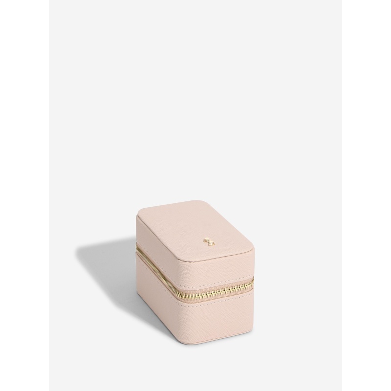 Stackers Pink Travel Jewellery And Watch Box - Blush