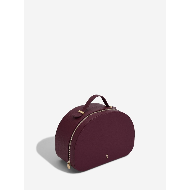 Stackers Burgundy Vanity Case