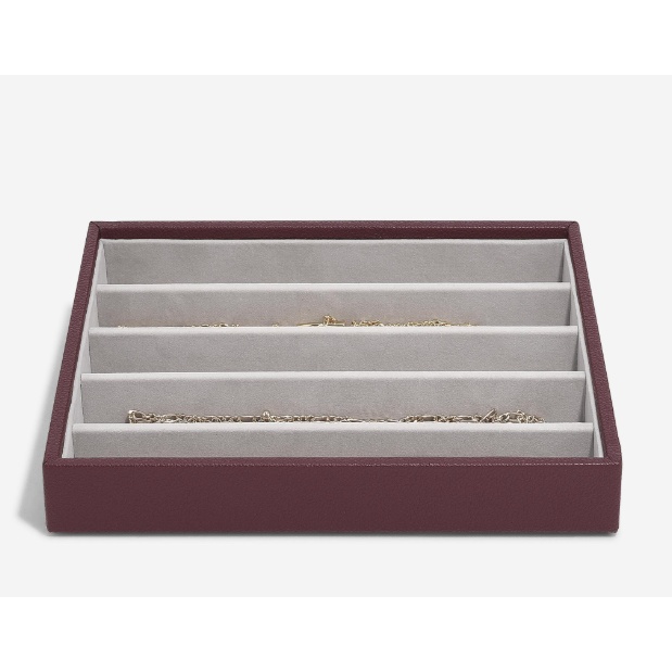 Stackers Classic Necklace Layer - Burgundy
