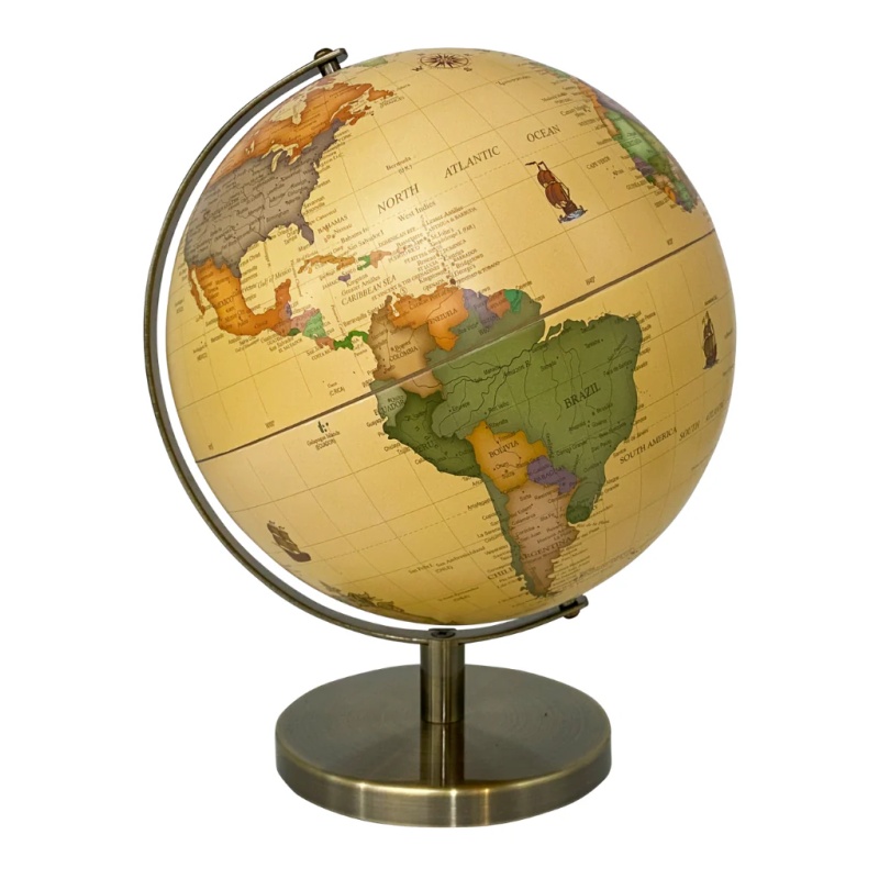 Gleneagles Gleneagles Travel Globe LED 20cm - Antique Style