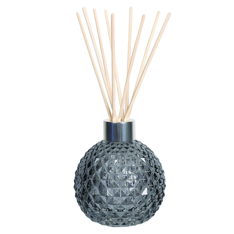 Aromatize Diffuser Bottle & 50 Rattan Reeds - Grey