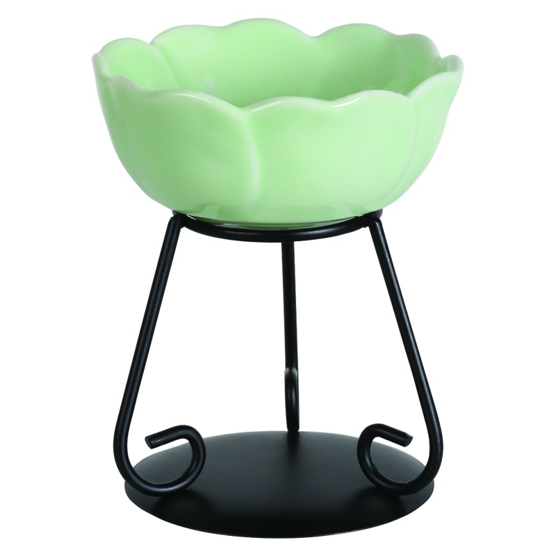 Aromatize Flower Wax Melter 11cm - Green