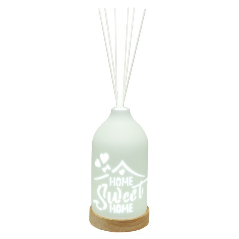 Aromatize Aromatize LED Ceramic Clean Linen Diffuser 19cm - Home