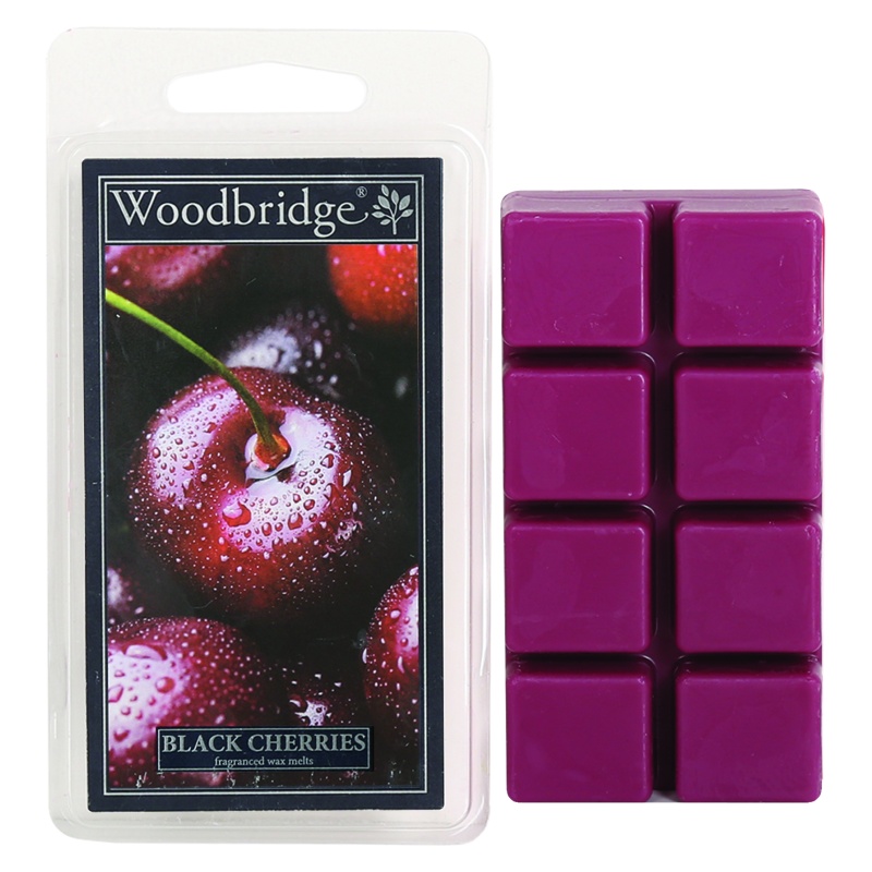 Woodbridge Black Wax Melts Cherries Pack Of 8