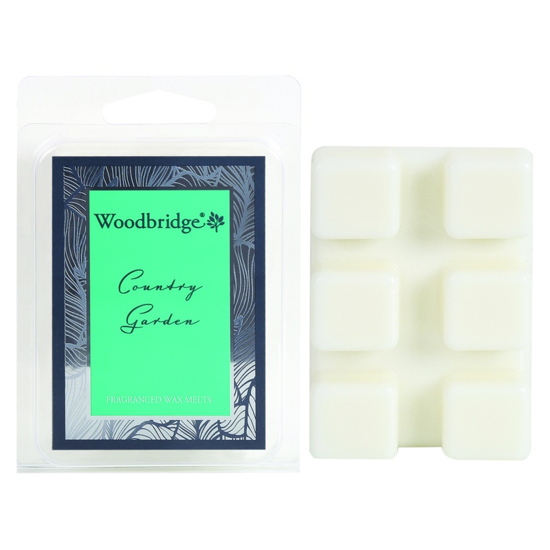 Woodbridge Green/Lilac/Amber Wax Melts Country Garden Pack Of 6