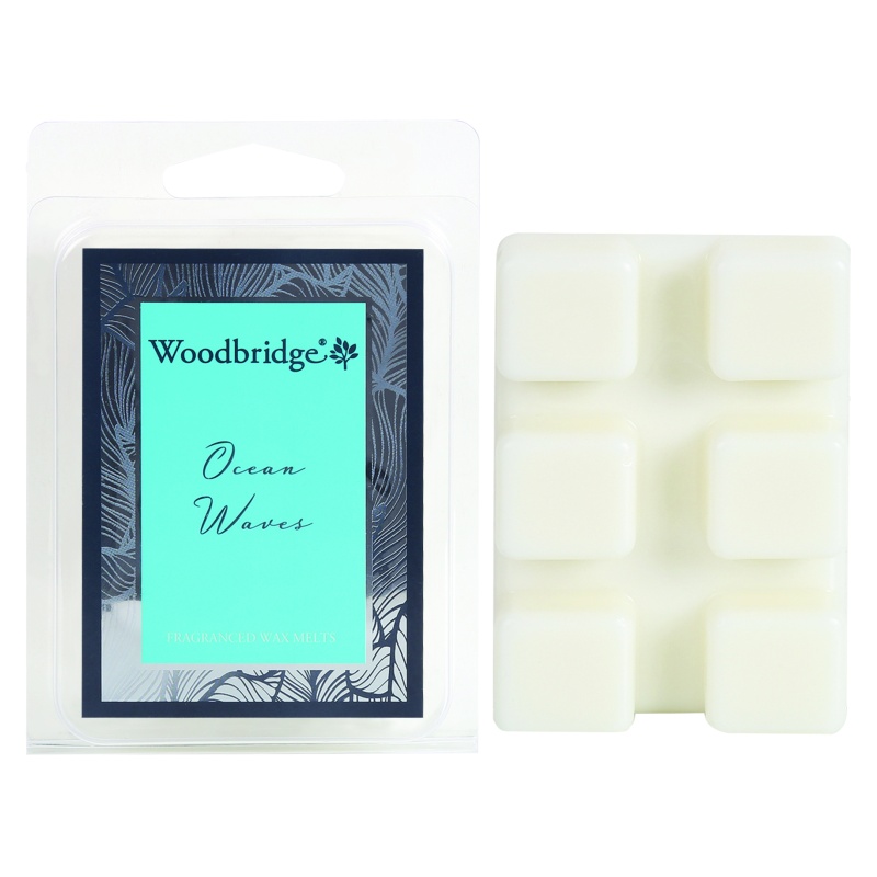 Woodbridge Lavender/Amber Wax Melts Ocean Waves Pack Of 6