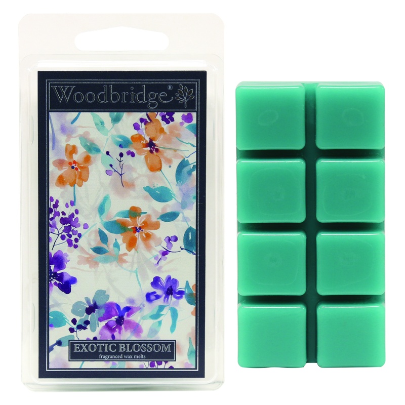 Woodbridge White Wax Melts Exotic Blossom Pack Of 8